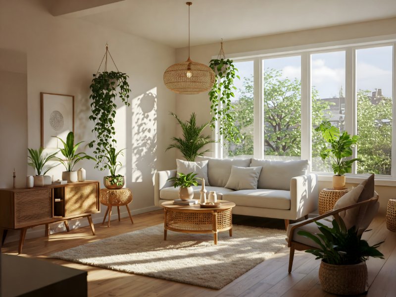 Duracraft – Lavinia Oak flooring in a cozy living room